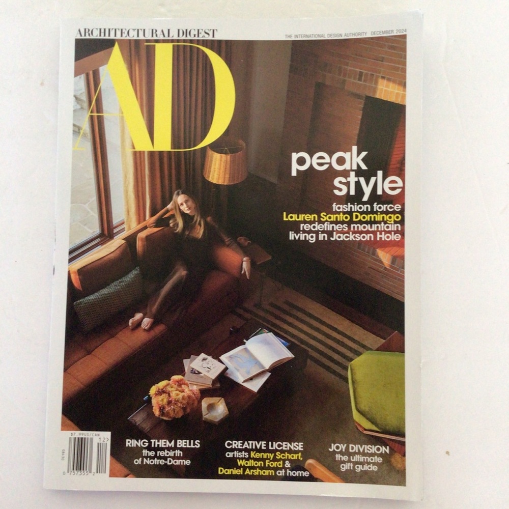 ARCHITECTURAL DIGEST DECEMBER 2024 MAGAZINE NWT